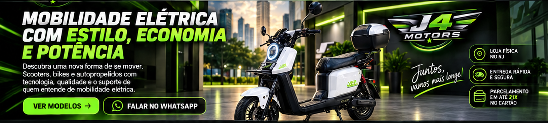 Banner J4 Motors com scooter Yep U2